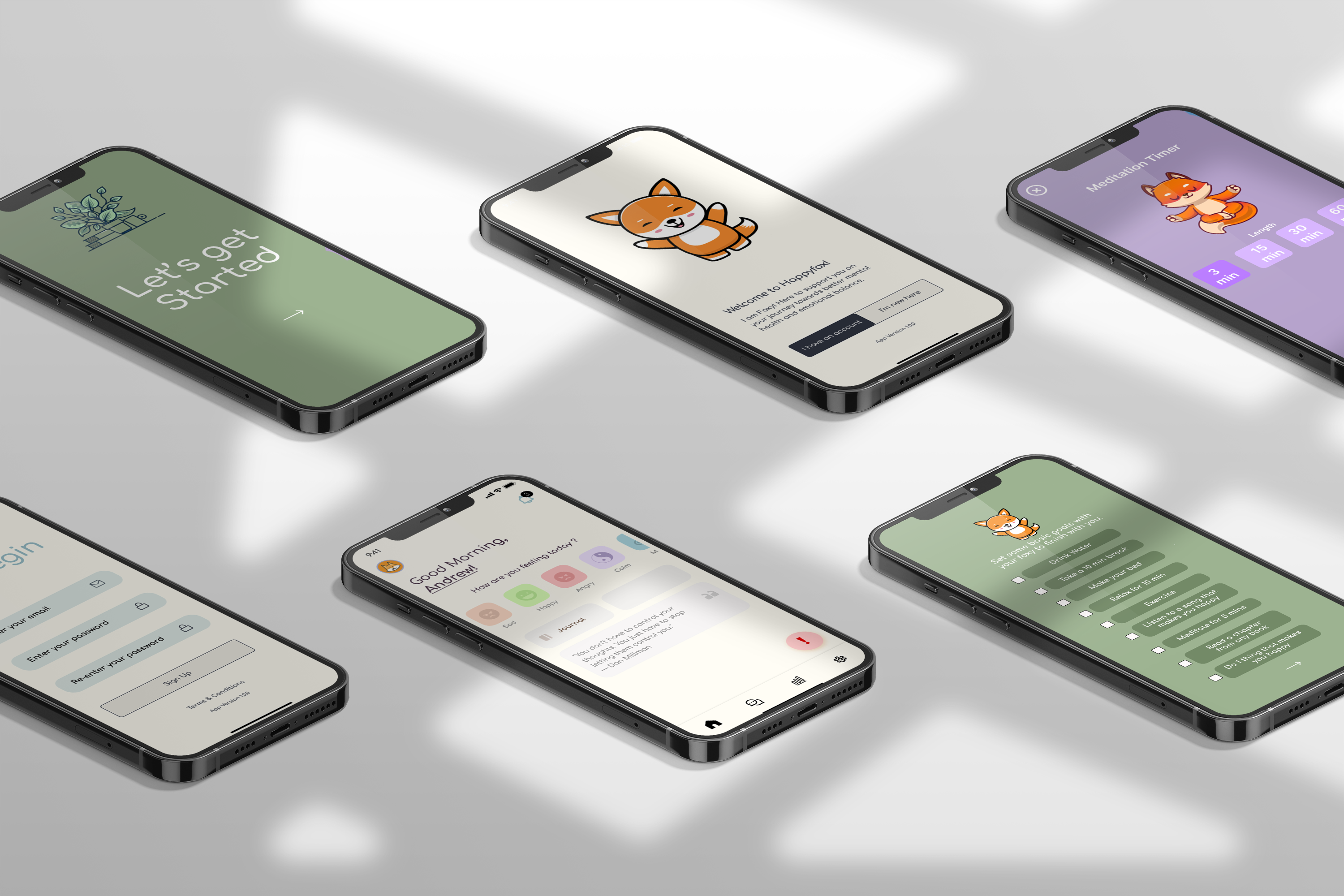 HappyFox 🦊 - Mental Health App